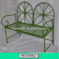 Portable Folding Wrought Iron Garden Bench Outdoor Furnitures